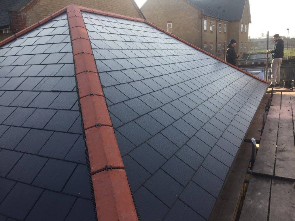 New slate roof installation in Swindon, Wiltshire
